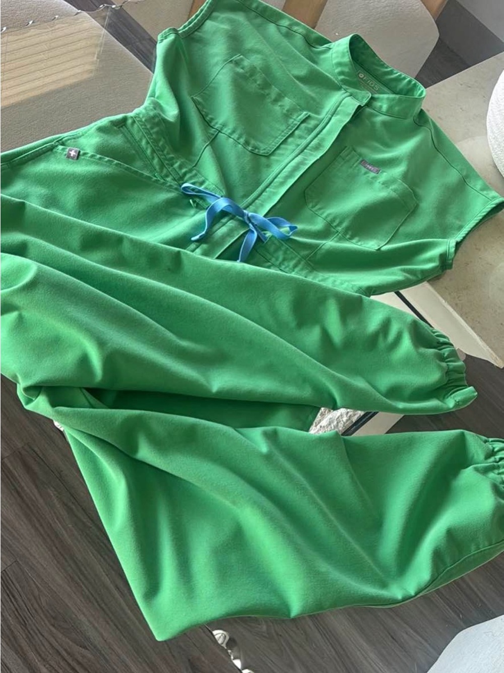 Figs Women's Green Jogger Jumpsuit